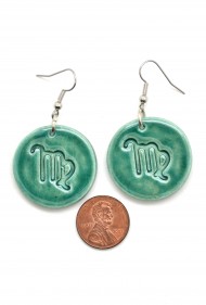 Virgo Ceramic Earrings